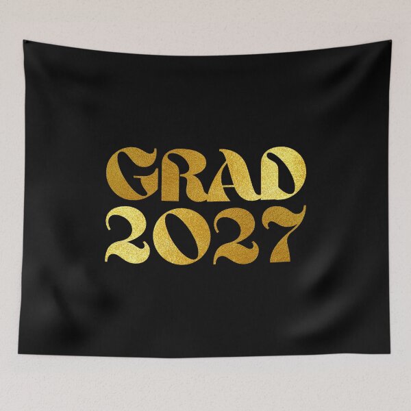 Item preview, Class of 2027 Senior Graduation 2027 Gold Look Back to School Typography Gift  designed and sold by Artycom.