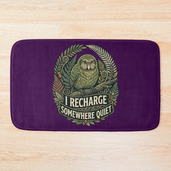 Item preview, Kakapo I Recharge Somewhere Quiet designed and sold by Max Store.