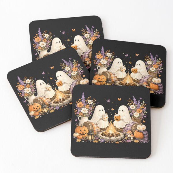 Item preview, Floral Ghost Trick Or Treat, Fright Night, 31 October, Spooky Season designed and sold by vintagearttee.