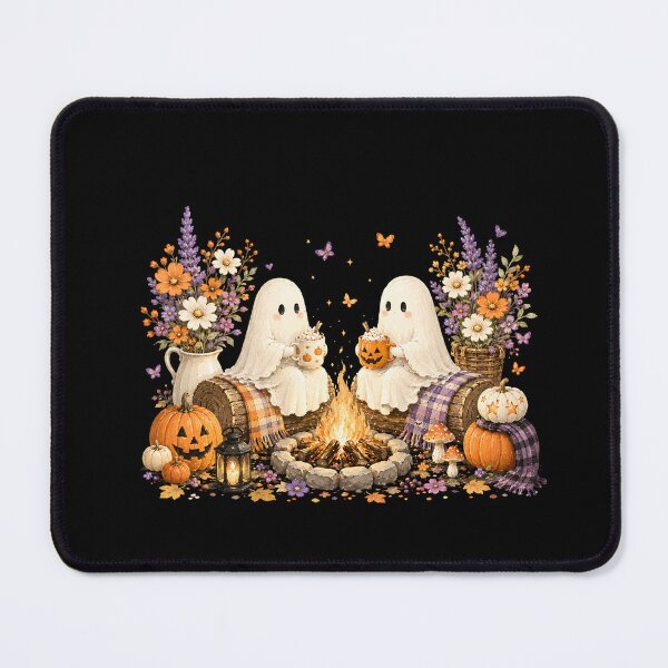 Item preview, Floral Ghost Trick Or Treat, Fright Night, 31 October, Spooky Season designed and sold by vintagearttee.