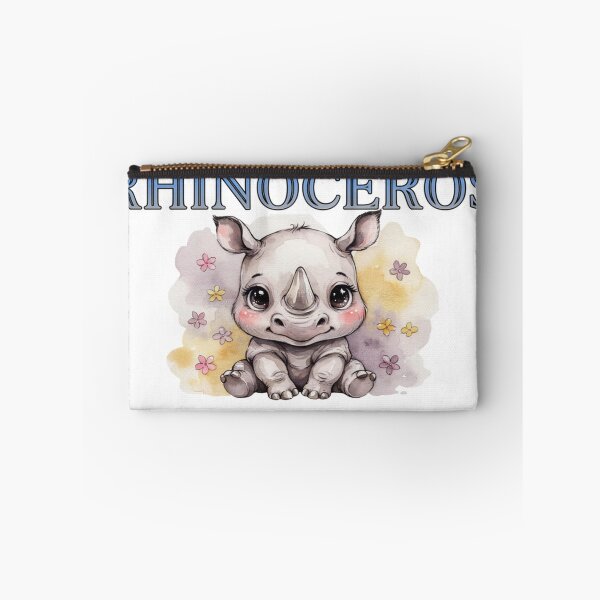 Item preview, Funny Animal Art Design Cute Baby Rhinoceros Vibes designed and sold by fantasticdesign.