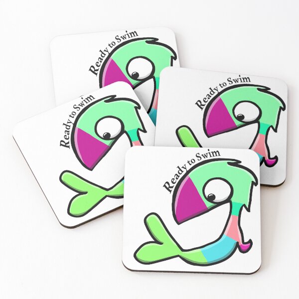 Item preview, Cute Parrot Fish Hybrid Creature – Colorful Kawaii Sticker Art designed and sold by davidmalec.