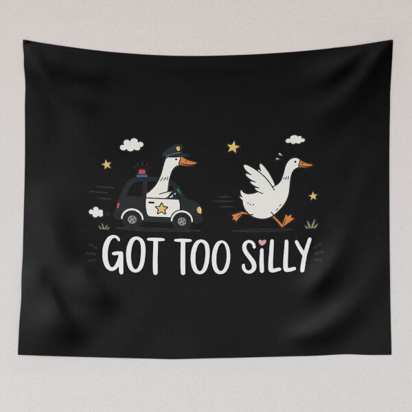 Item preview, Got Too Silly, Goose Lover, Funny Goose, Silly Goose Jail, Funny Meme designed and sold by Quiajia.