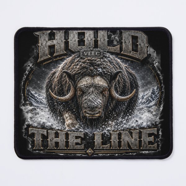 Item preview, ❄️VLLC Hold The Line Arctic Musk Ox - Motivational Tactical Sticker❄️ designed and sold by VICTORY LIBERTY .