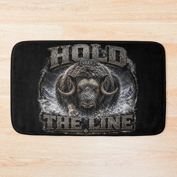 Item preview, ❄️VLLC Hold The Line Arctic Musk Ox - Motivational Tactical Sticker❄️ designed and sold by VICTORY LIBERTY .