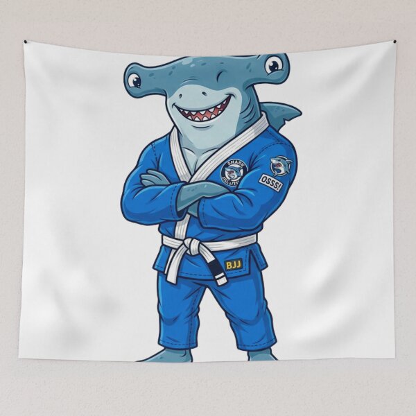 Item preview, Friendly Hammerhead BJJ Shark designed and sold by Martial-Art-23.