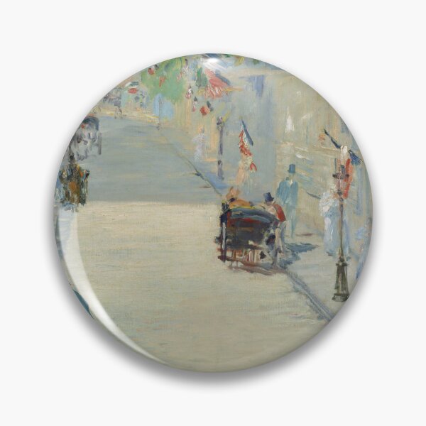 Item preview, The Rue Mosnier Dressed with Flags-Édouard Manet designed and sold by LumiereSasha.