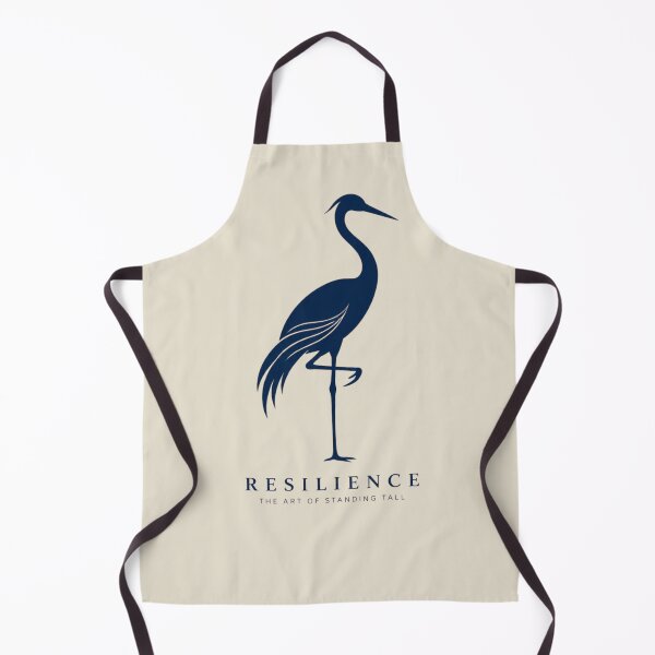 Item preview, Minimalist Crane Bird Resilience Line Art Wellness Logo Design designed and sold by Panom Suavichien.