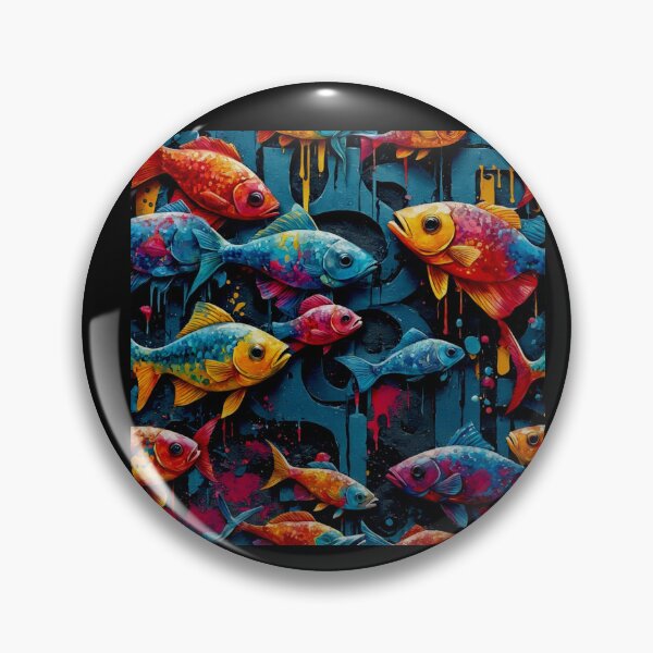 Item preview, Mikrogeophagus Ramirezi fish: Graffiti and Post-Expressionism #4 designed and sold by Helios Be. Lavsh.