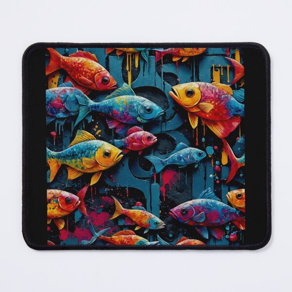 Item preview, Mikrogeophagus Ramirezi fish: Graffiti and Post-Expressionism #4 designed and sold by Helios Be. Lavsh.