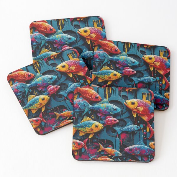 Item preview, Mikrogeophagus Ramirezi fish: Graffiti and Post-Expressionism #4 designed and sold by Helios Be. Lavsh.