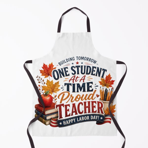 Item preview, Building Tomorrow One Student Proud Teacher Labor Day Celebration designed and sold by vampbabe54.