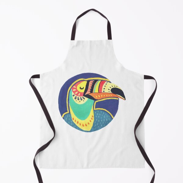 Item preview, Toucan Cute Vibrant Tropical Bird Tribal Collage Design designed and sold by KeyClothesline.