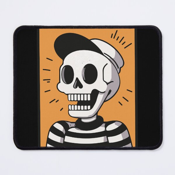 Item preview, White Skeleton Boy Cap Skull Helloween T-shirt Design 127sm designed and sold by 127sm.