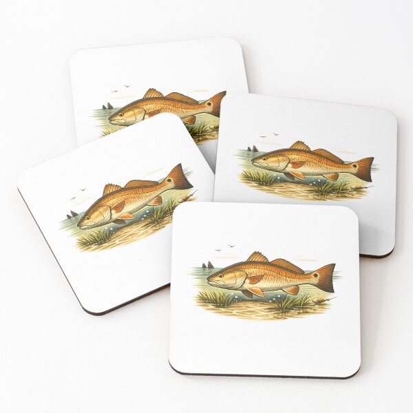 Item preview, Red snapper swimming in shallow water. designed and sold by Daily Quirk.