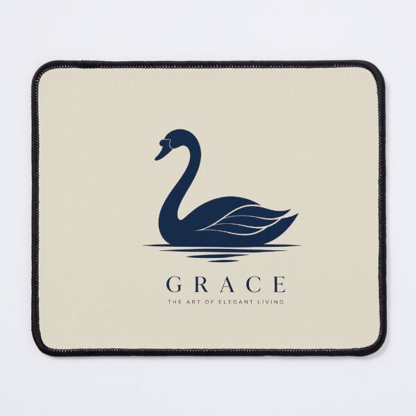 Item preview, Minimalist Swan Grace Line Art Wellness Logo Design designed and sold by Panom Suavichien.