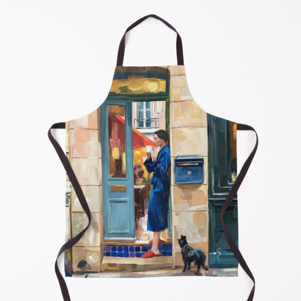 Item preview, Morning Pause: French Doorway Coffee Poster. By Carraann. designed and sold by CARRAANN.