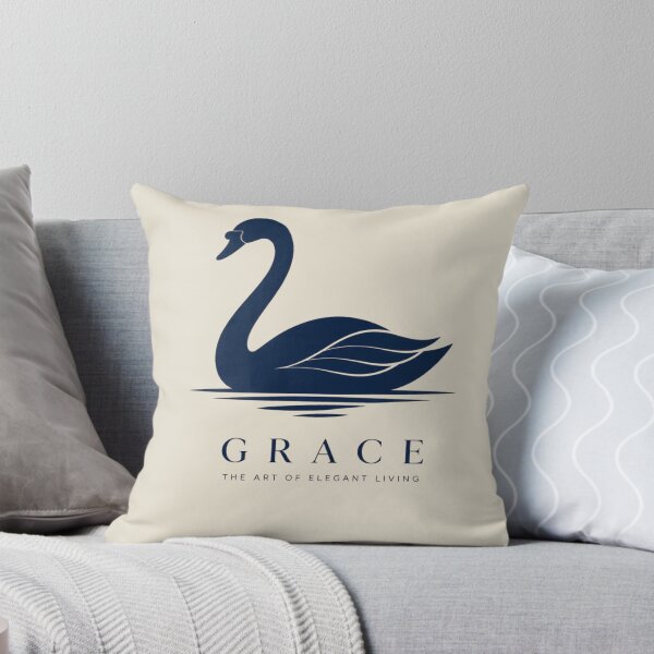Item preview, Minimalist Swan Grace Line Art Wellness Logo Design designed and sold by Panom Suavichien.