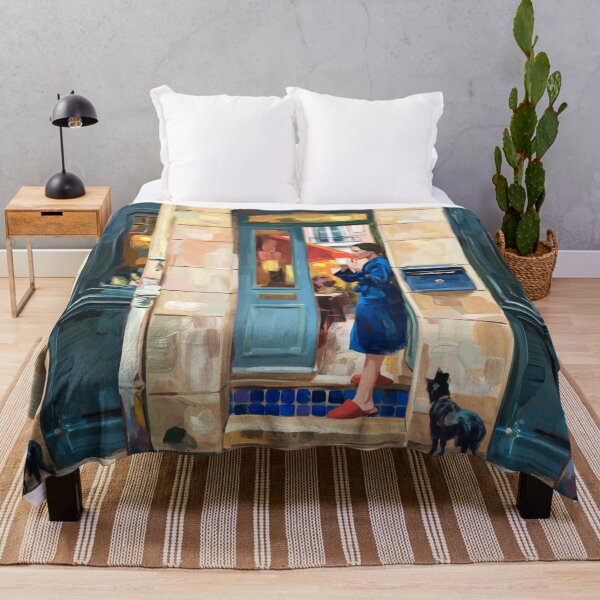 Item preview, Morning Pause: French Doorway Coffee Poster. By Carraann. designed and sold by CARRAANN.