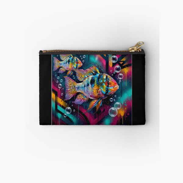 Item preview, Mikrogeophagus Ramirezi fish: Graffiti and Post-Expressionism #6 designed and sold by Helios Be. Lavsh.