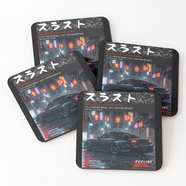 Item preview, Tokyo Neon Street Racing Car Art - Back designed and sold by RedlineCircuit.