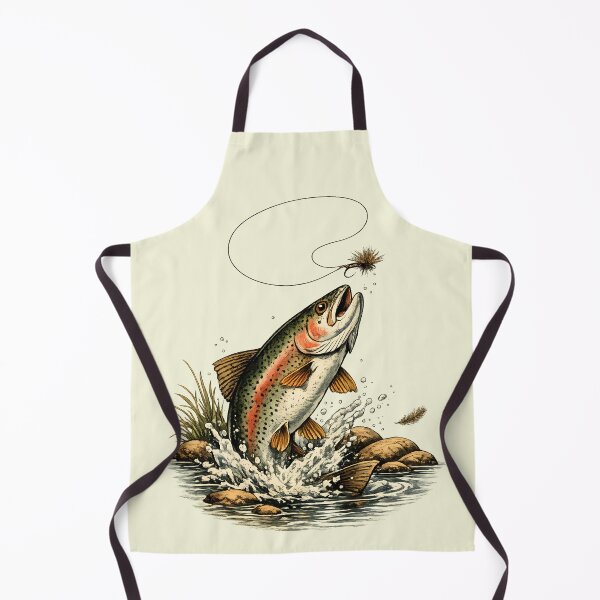 Item preview, Rainbow trout taking a dry fly designed and sold by Daily Quirk.
