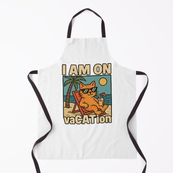 Item preview, I Am On vaCATion – Funny Vacation Cat Shirt for Cat Lovers designed and sold by SVALANART.