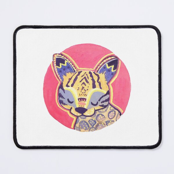 Item preview, Ocelot Cute Vibrant Wild Cat Aztec Tribal Portrait designed and sold by KeyClothesline.