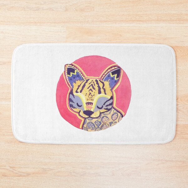 Item preview, Ocelot Cute Vibrant Wild Cat Aztec Tribal Portrait designed and sold by KeyClothesline.
