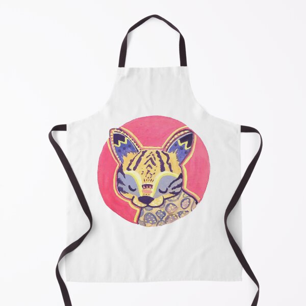 Item preview, Ocelot Cute Vibrant Wild Cat Aztec Tribal Portrait designed and sold by KeyClothesline.