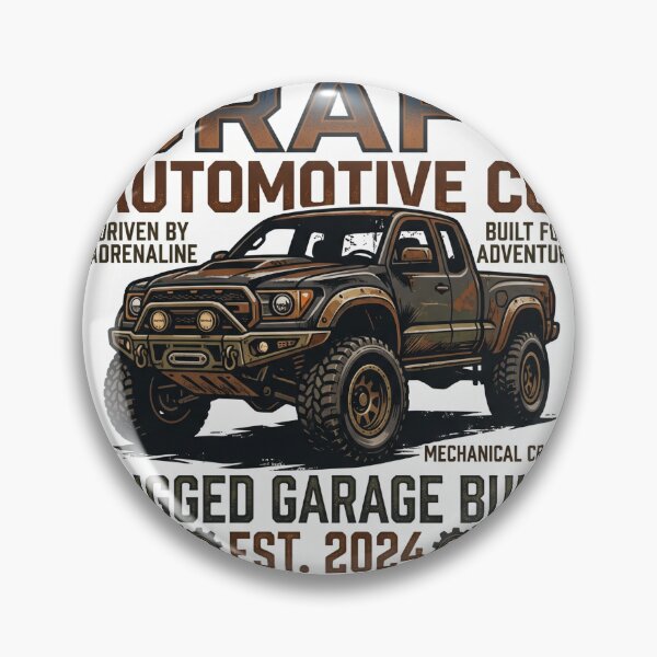 Item preview, Rugged Off-Road Truck Vintage Garage Sign Automotive Art designed and sold by rich-moda.