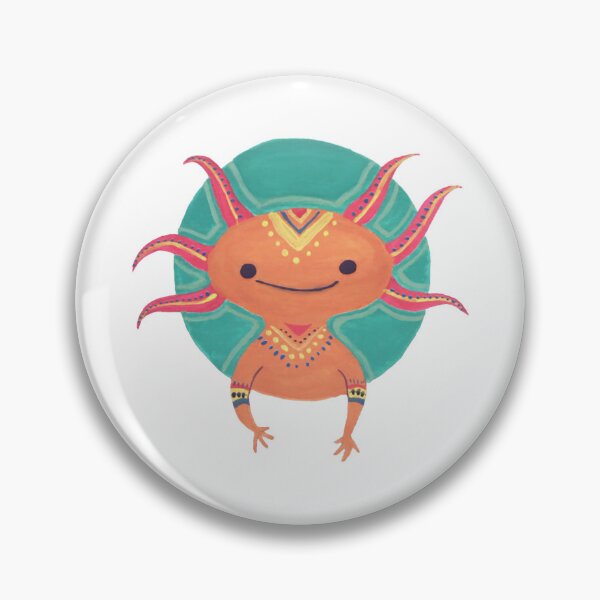 Item preview, Axolotl Cute Vibrant Mexican Walking Fish Tribal Graphic designed and sold by KeyClothesline.