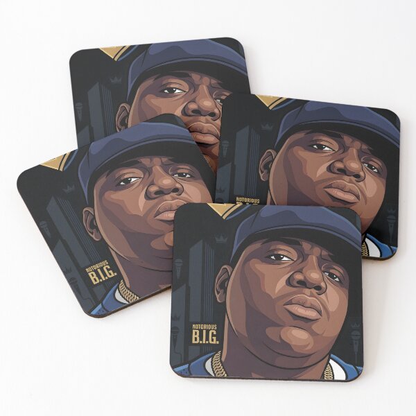 Item preview, Biggie smalls vector illustration designed and sold by Rusdiii.