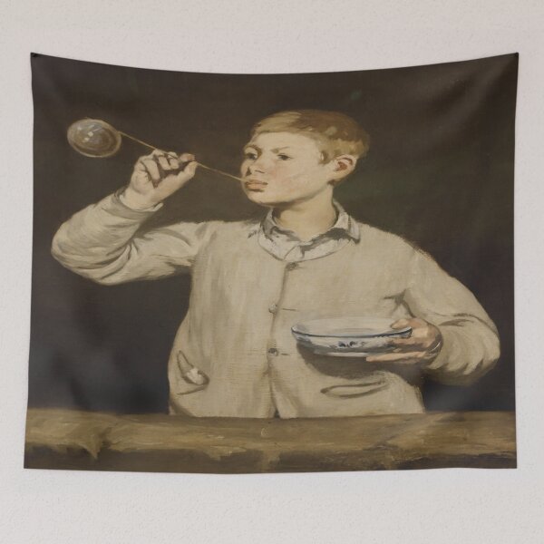 Item preview, Boy Blowing Bubbles-Édouard Manet designed and sold by LumiereSasha.