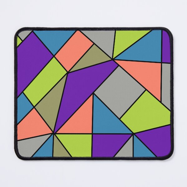 Item preview, Colorful Abstract Geometric Shapes Mosaic Pattern designed and sold by Itaya Art.
