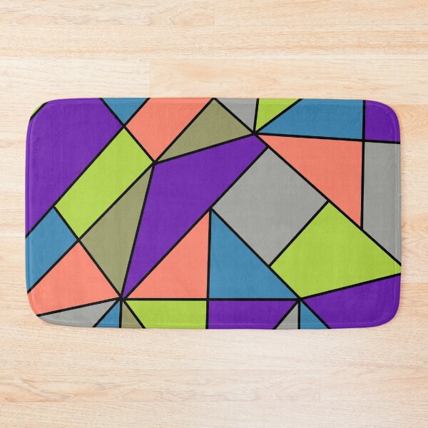 Item preview, Colorful Abstract Geometric Shapes Mosaic Pattern designed and sold by Itaya Art.