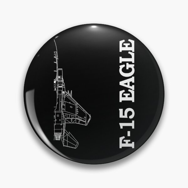 Item preview, F-15 Eagle Blueprint Line Art | Military Aviation Illustration designed and sold by Magazine Combate.