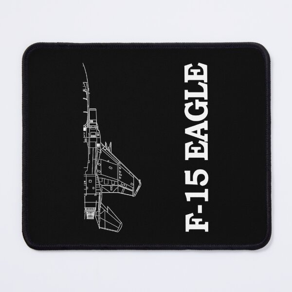 Item preview, F-15 Eagle Blueprint Line Art | Military Aviation Illustration designed and sold by Magazine Combate.