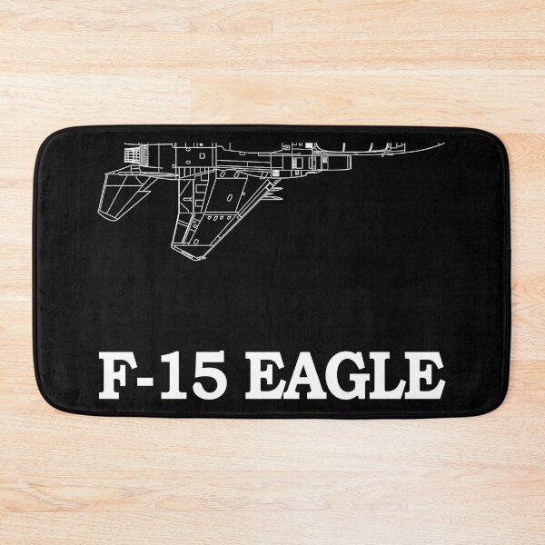 Item preview, F-15 Eagle Blueprint Line Art | Military Aviation Illustration designed and sold by Magazine Combate.