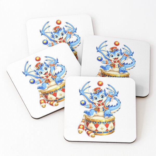 Item preview, Cute Circus Dragon Juggler | Baby Dragon Carnival Art designed and sold by Hatchling Hollow.