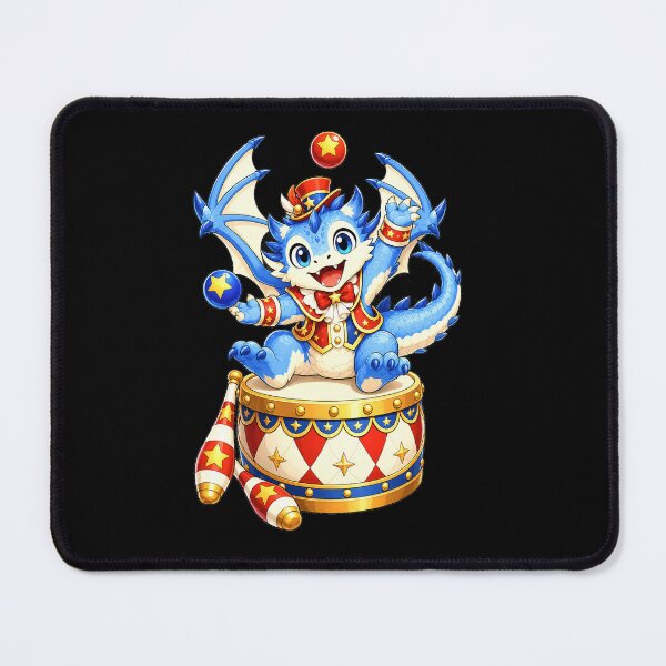 Item preview, Cute Circus Dragon Juggler | Baby Dragon Carnival Art designed and sold by Hatchling Hollow.