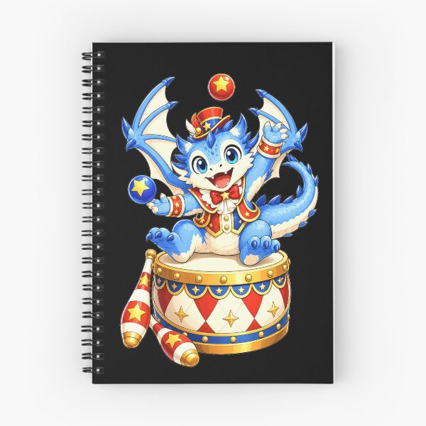 Item preview, Cute Circus Dragon Juggler | Baby Dragon Carnival Art designed and sold by Hatchling Hollow.