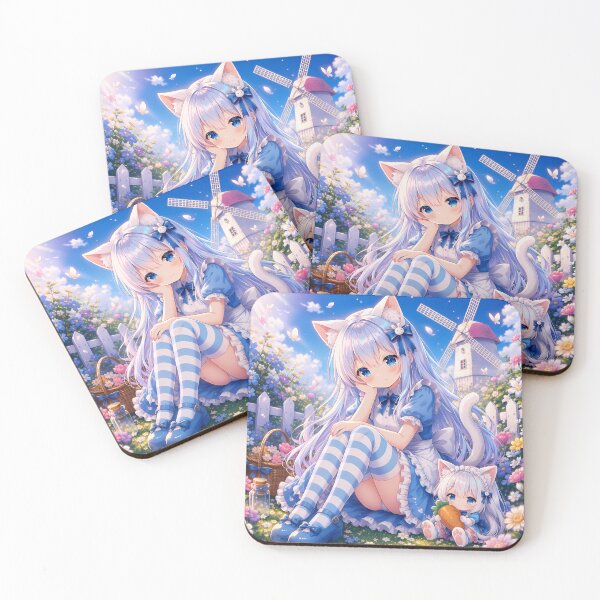 Item preview, Neko Dreams – Kawaii Spring Fantasy designed and sold by Revyra Design .