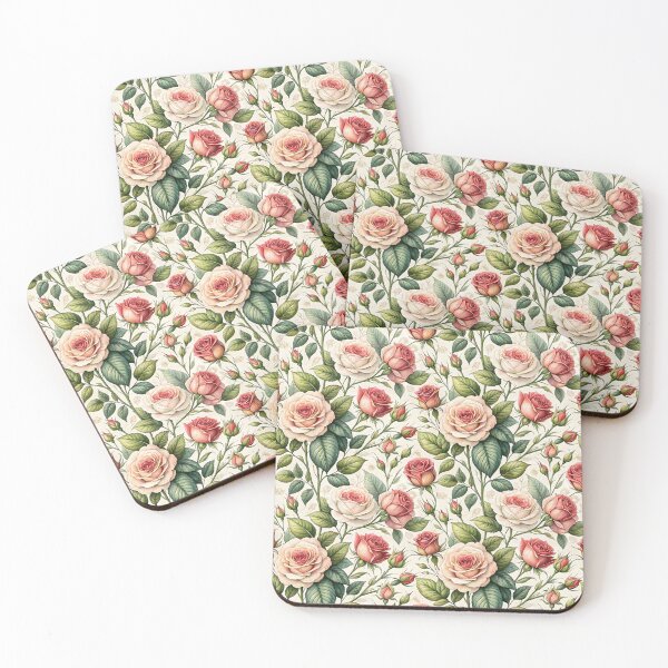 Item preview, Vintage Rose Botanical Pattern designed and sold by Storybook Botanica.
