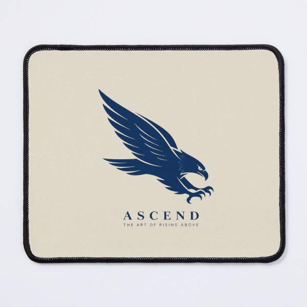 Item preview, Minimalist Diving Eagle Ascend Line Art Powerful Logo Design designed and sold by Panom Suavichien.