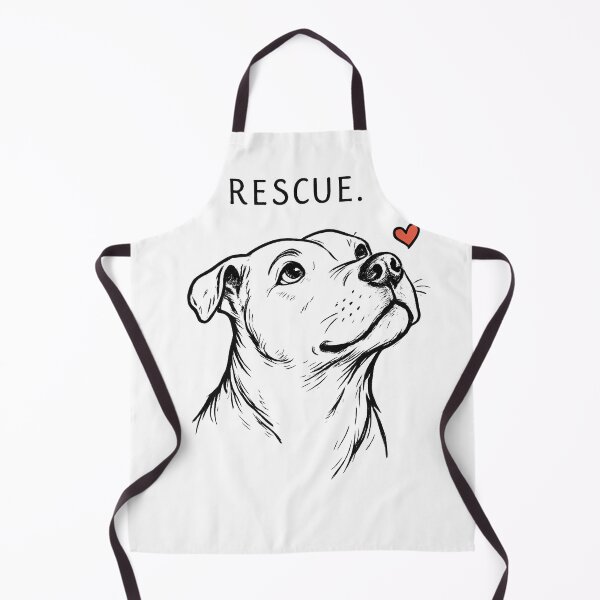 Item preview, Minimalist Pitbull Rescue Dog designed and sold by zerastore.