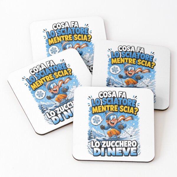 Item preview, Funny Skier – Snow Sugar Cartoon Design designed and sold by RipantinaFantasy .