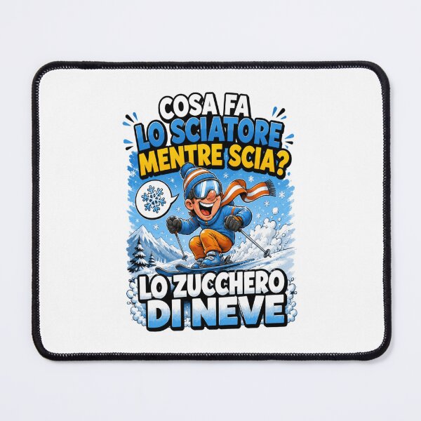 Item preview, Funny Skier – Snow Sugar Cartoon Design designed and sold by RipantinaFantasy .