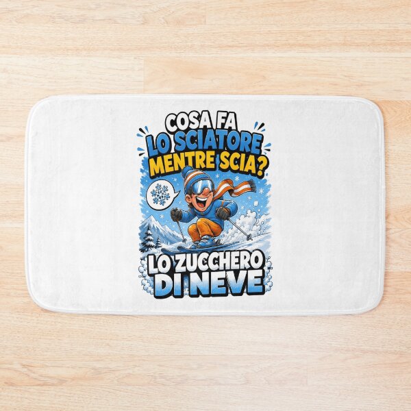 Item preview, Funny Skier – Snow Sugar Cartoon Design designed and sold by RipantinaFantasy .