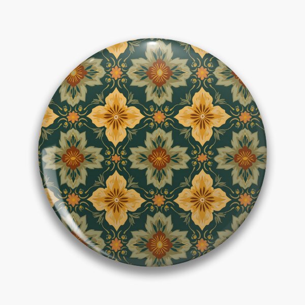Item preview, Boho Pattern with Floral Vintage Aesthetics designed and sold by pASob-dESIGN.